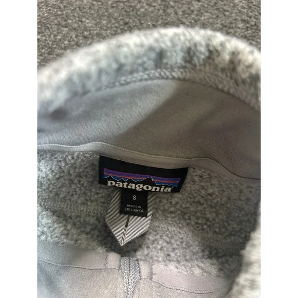 Patagonia Better Sweater Vest Gray Womens Small Full Zip Fleece Knit Outdoors - Picture 6 of 9